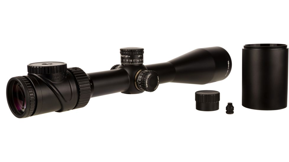 Trijicon AccuPoint TR-33 5-20x50mm Rifle Scope, 30 mm Tube, Second Focal Plane, Satin, Black, Green MOA Ranging Reticle w/ Dot, MOA Adjustment, 200151