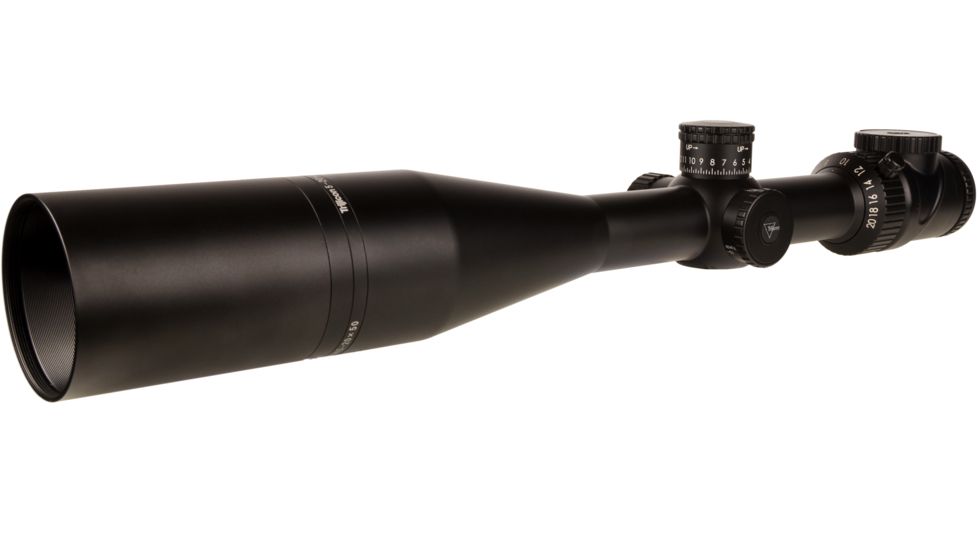 Trijicon AccuPoint TR-33 5-20x50mm Rifle Scope, 30 mm Tube, Second Focal Plane, Satin, Black, Green MOA Ranging Reticle w/ Dot, MOA Adjustment, 200151