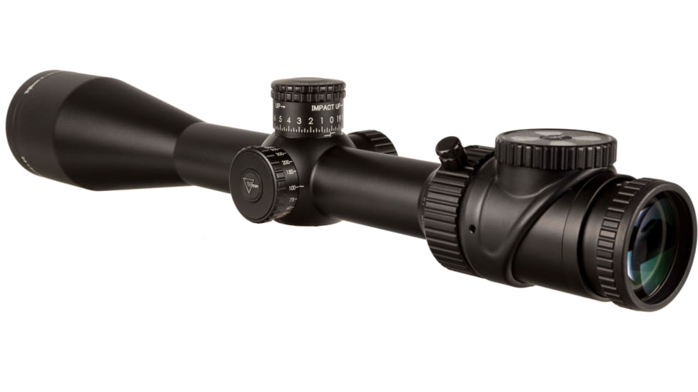 Trijicon AccuPoint TR-34 3-18x50mm Rifle Scope, 30 mm Tube, Second Focal Plane, Black, Green Standard Duplex Crosshair w/ Dot Reticle, MOA Adjustment, 200166