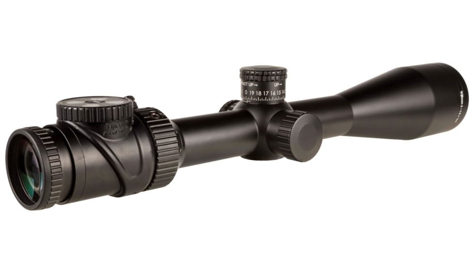 Trijicon AccuPoint TR-34 3-18x50mm Rifle Scope, 30 mm Tube, Second Focal Plane, Black, Green Standard Duplex Crosshair w/ Dot Reticle, MOA Adjustment, 200166