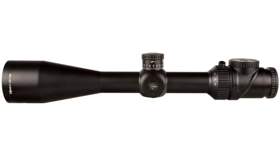 Trijicon AccuPoint TR-32 4-24x50mm Rifle Scope, 30 mm Tube, Second Focal Plane, Black, Green Standard Duplex Crosshair w/ Dot Reticle, MOA Adjustment, 200162
