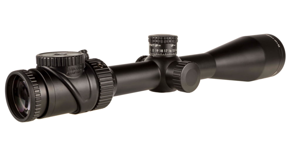 Trijicon AccuPoint TR-32 4-24x50mm Rifle Scope, 30 mm Tube, Second Focal Plane, Black, Green Standard Duplex Crosshair w/ Dot Reticle, MOA Adjustment, 200162