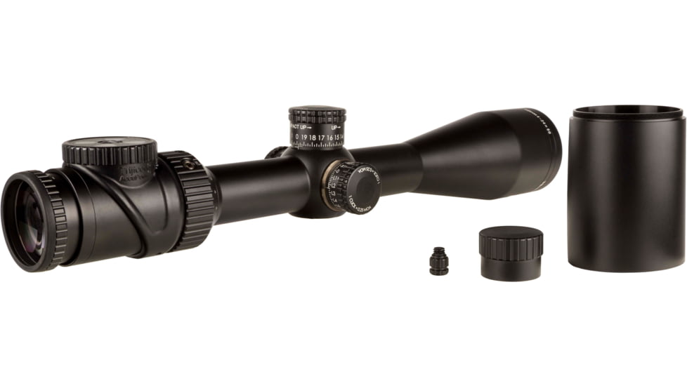 Trijicon AccuPoint TR-32 4-24x50mm Rifle Scope, 30 mm Tube, Second Focal Plane, Black, Green Standard Duplex Crosshair w/ Dot Reticle, MOA Adjustment, 200162