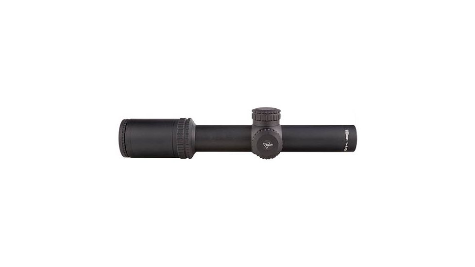 OPEN BOX, DEALER DEMO, Trijicon AccuPower RS-24 1-4x24mm Rifle Scope, 30 mm Tube, Second Focal Plane, Black, Green MOA-Dot Crosshair w/ Dot Reticle, MOA Adjustment, 1900001-DMO