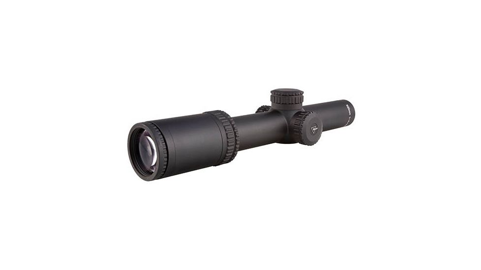 OPEN BOX, DEALER DEMO, Trijicon AccuPower RS-24 1-4x24mm Rifle Scope, 30 mm Tube, Second Focal Plane, Black, Green MOA-Dot Crosshair w/ Dot Reticle, MOA Adjustment, 1900001-DMO