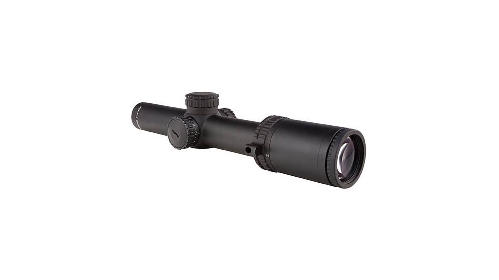 OPEN BOX, DEALER DEMO, Trijicon AccuPower RS-24 1-4x24mm Rifle Scope, 30 mm Tube, Second Focal Plane, Black, Green MOA-Dot Crosshair w/ Dot Reticle, MOA Adjustment, 1900001-DMO