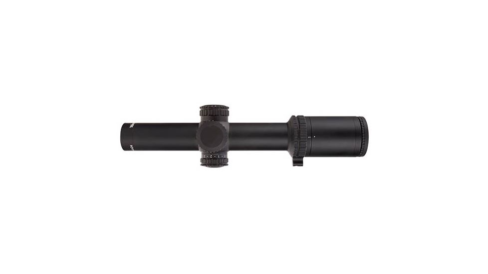OPEN BOX, DEALER DEMO, Trijicon AccuPower RS-24 1-4x24mm Rifle Scope, 30 mm Tube, Second Focal Plane, Black, Green MOA-Dot Crosshair w/ Dot Reticle, MOA Adjustment, 1900001-DMO