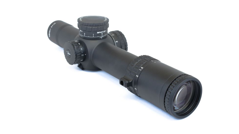 Trijicon AccuPower 1-8x28 Rifle Scope MIL Segmented-Circle Crosshair w/ Red LED, 34mm Tube, Black, 1900028