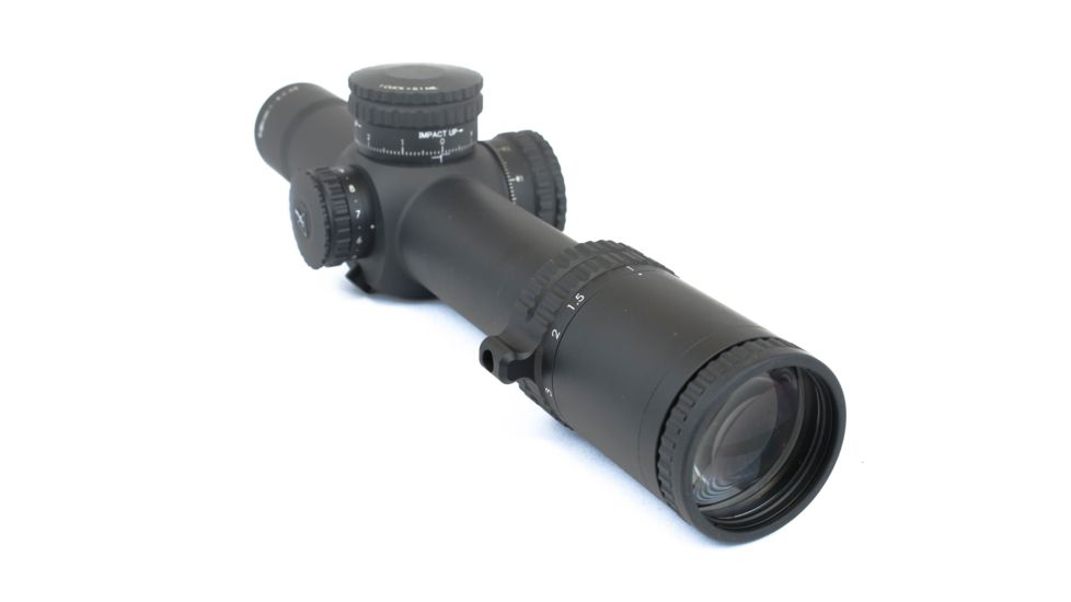 Trijicon AccuPower 1-8x28 Rifle Scope MIL Segmented-Circle Crosshair w/ Red LED, 34mm Tube, Black, 1900028