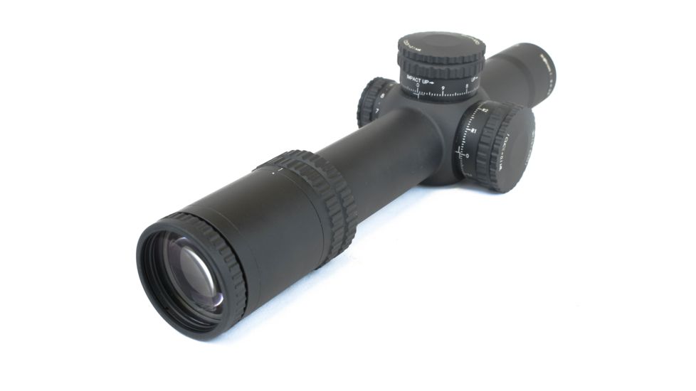 Trijicon AccuPower 1-8x28 Rifle Scope MIL Segmented-Circle Crosshair w/ Red LED, 34mm Tube, Black, 1900028
