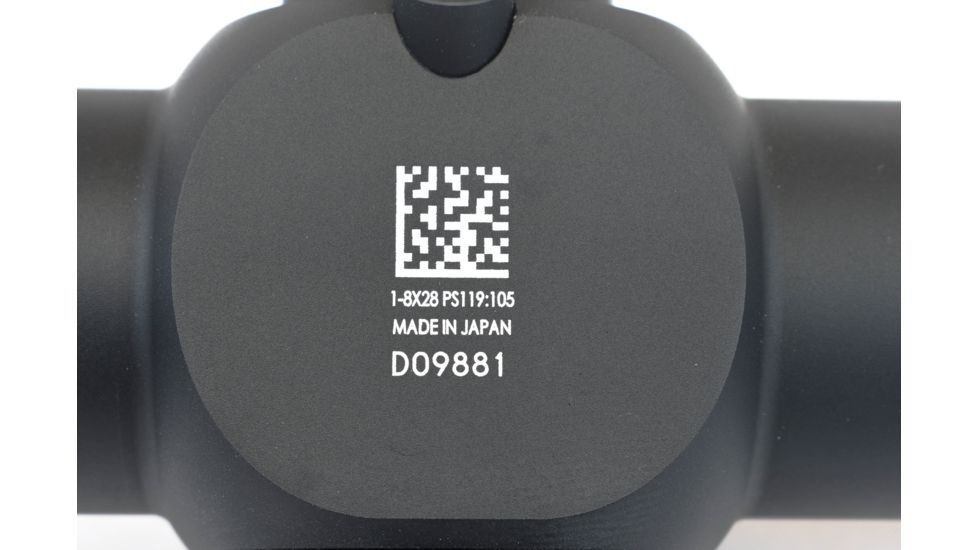 Trijicon AccuPower 1-8x28 Rifle Scope MIL Segmented-Circle Crosshair w/ Red LED, 34mm Tube, Black, 1900028