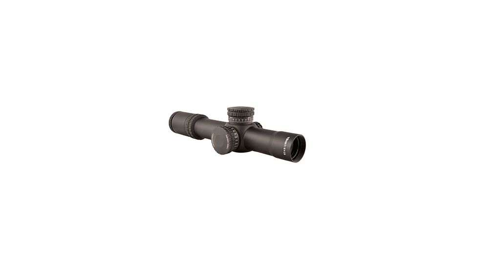 Trijicon AccuPower 1-8x28 Rifle Scope MOA Segmented-Circle Crosshair w/ Green LED, 34mm Tube, Black RS27-C-1900027