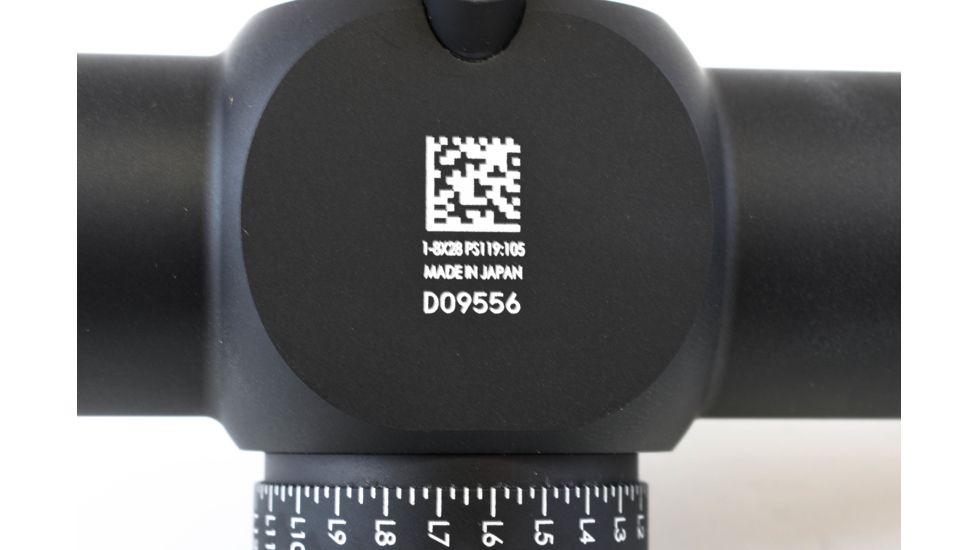 Trijicon AccuPower 1-8x28 Rifle Scope MOA Segmented-Circle Crosshair w/ Red LED, 34mm Tube, Black, 1900026