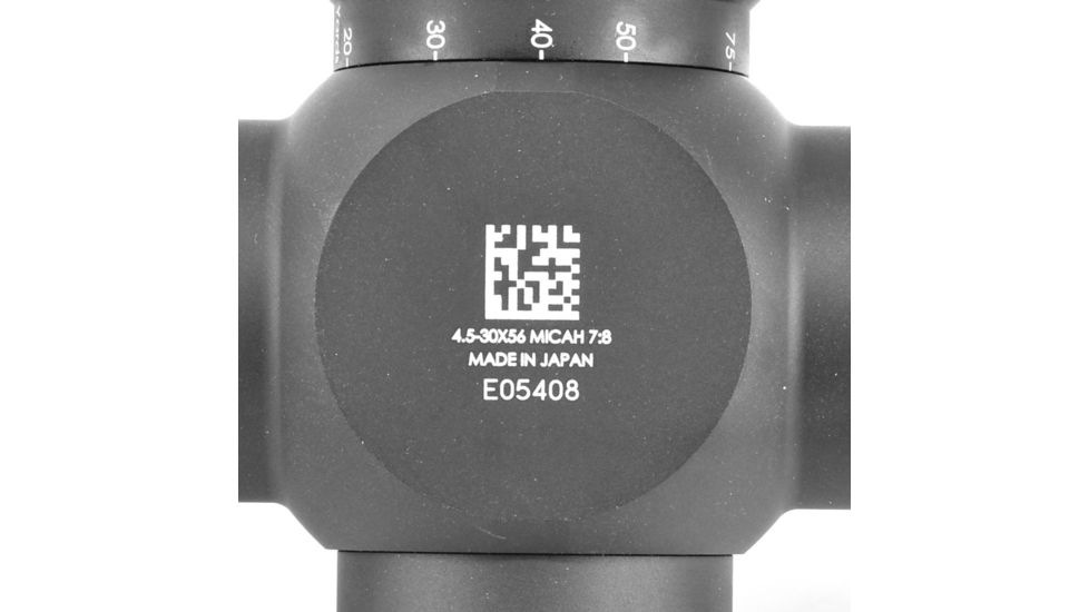 DEMO, Trijicon AccuPower RS-30 4.5-30x56mm Rifle Scope, 34 mm Tube, First Focal Plane, Black, Green/Red MOA Crosshair Reticle, MOA Adjustment, RS30-C-1900032-DEMO