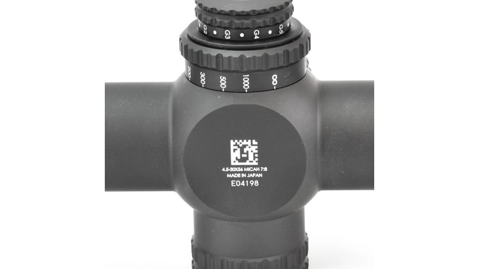 DEMO, Trijicon AccuPower RS-30 4.5-30x56mm Rifle Scope, 34 mm Tube, First Focal Plane, Black, Green/Red MRAD Crosshair Reticle, MOA Adjustment, RS30-C-1900033-DEMO