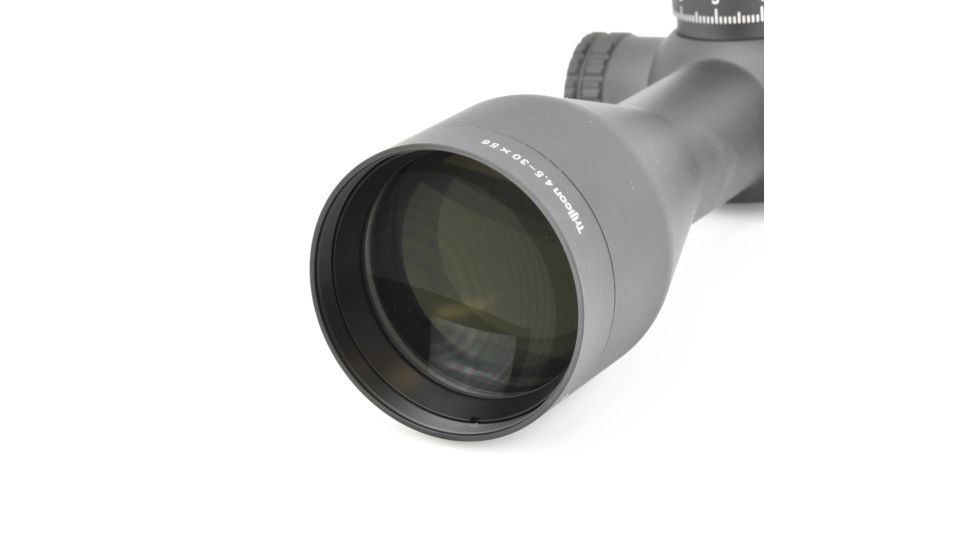 DEMO, Trijicon AccuPower RS-30 4.5-30x56mm Rifle Scope, 34 mm Tube, First Focal Plane, Black, Green/Red MRAD Crosshair Reticle, MOA Adjustment, RS30-C-1900033-DEMO