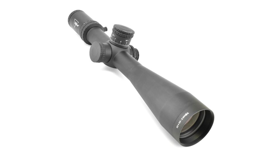 Trijicon AccuPower RS-50 5-50x56mm Rifle Scope, 34 mm Tube, Second Focal Plane, Black, Green/Red MOA Crosshair Reticle, MOA Adjustment, RS50-C-1900030