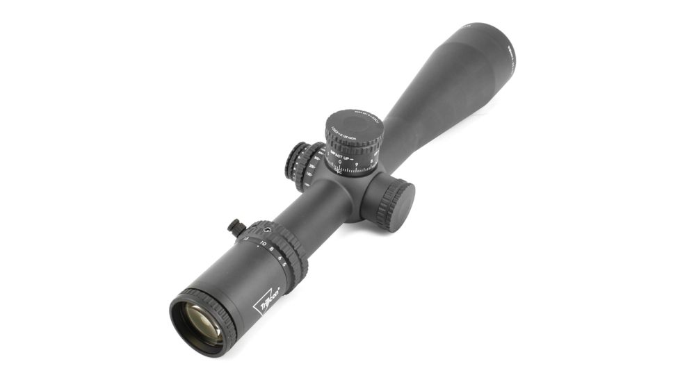 Trijicon AccuPower RS-50 5-50x56mm Rifle Scope, 34 mm Tube, Second Focal Plane, Black, Green/Red MOA Crosshair Reticle, MOA Adjustment, RS50-C-1900030