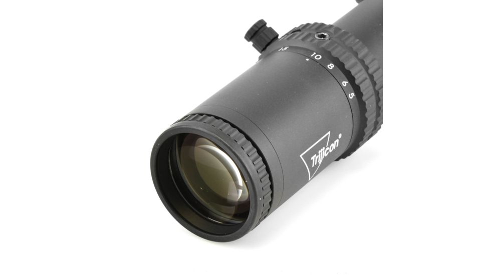 Trijicon AccuPower RS-50 5-50x56mm Rifle Scope, 34 mm Tube, Second Focal Plane, Black, Green/Red MOA Crosshair Reticle, MOA Adjustment, RS50-C-1900030