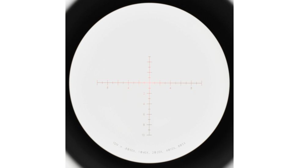 Trijicon AccuPower RS-50 5-50x56mm Rifle Scope, 34 mm Tube, Second Focal Plane, Black, Green/Red MOA Crosshair Reticle, MOA Adjustment, RS50-C-1900030