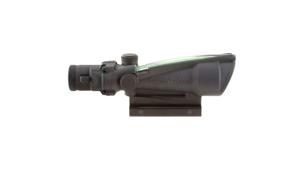 Trijicon ACOG TA11 3.5x35mm Rifle Scope, Black, Green Chevron 5.56x45mm M193 / 55 Grain Reticle, MOA Adjustment, 100293