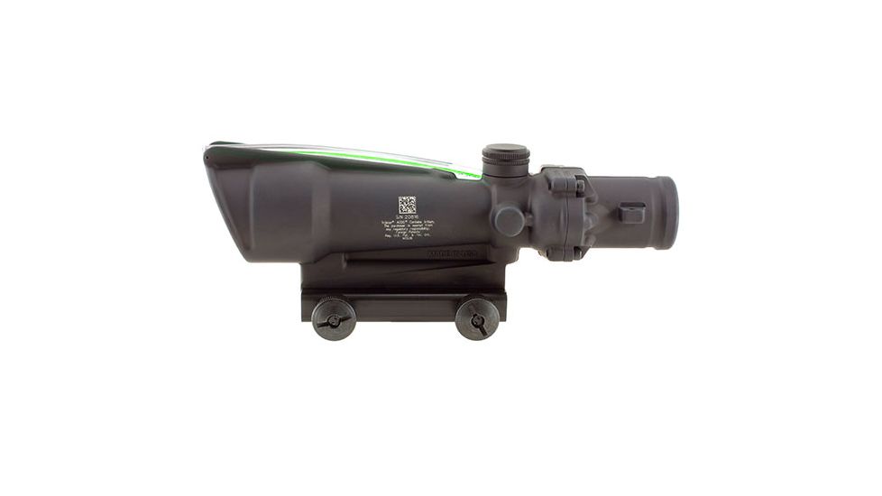 Trijicon ACOG TA11 3.5x35mm Rifle Scope, Black, Green Chevron 5.56x45mm M193 / 55 Grain Reticle, MOA Adjustment, 100293