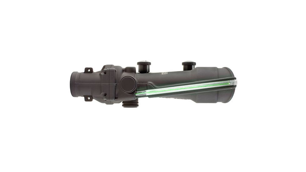 Trijicon ACOG TA11 3.5x35mm Rifle Scope, Black, Green Chevron 5.56x45mm M193 / 55 Grain Reticle, MOA Adjustment, 100293