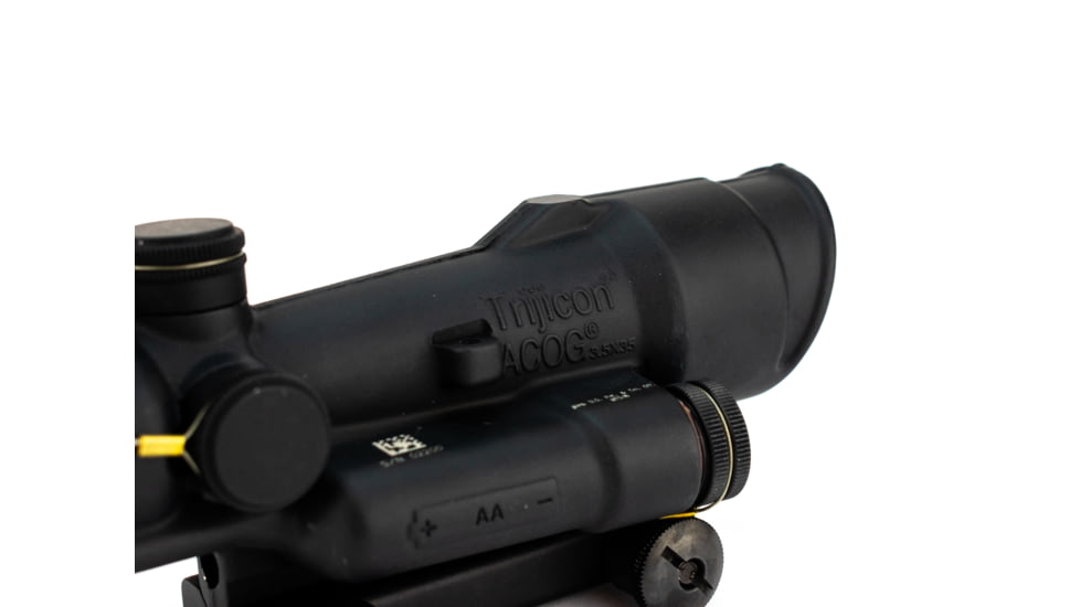 Trijicon ACOG 3.5x35 Green LED Illuminated Rifle Scope .223 Horseshoe/Dot Reticle w/ TA51 Mount, Black, 100494