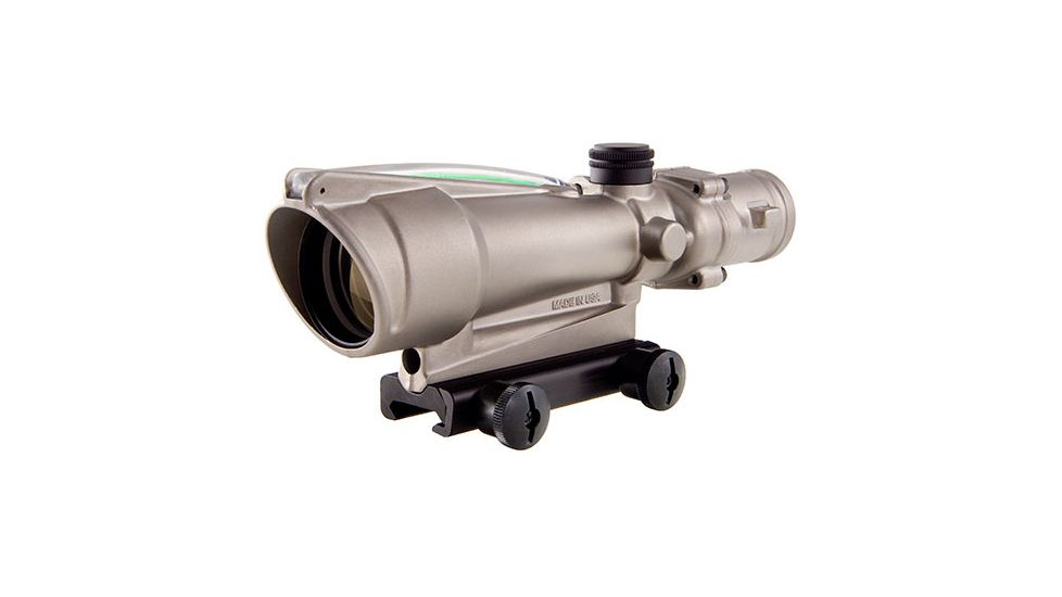 Trijicon ACOG 3.5x35 Nickel Boron Dual Illum. Green Chevron .223 Ballistic Reticle w/ TA51 Mount TA11-C-100201