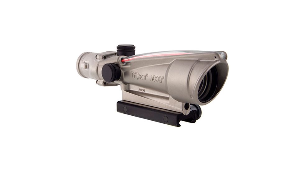 Trijicon ACOG 3.5x35 Nickel Boron Dual Illum. Red Chevron .223 Ballistic Reticle w/ TA51 Mount TA11-C-100200