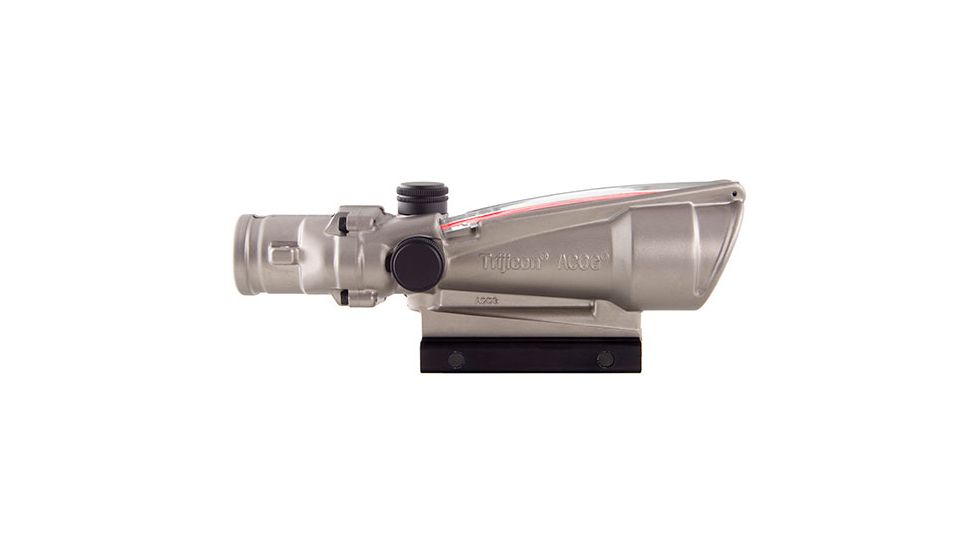 Trijicon ACOG 3.5x35 Nickel Boron Dual Illum. Red Chevron .223 Ballistic Reticle w/ TA51 Mount TA11-C-100200