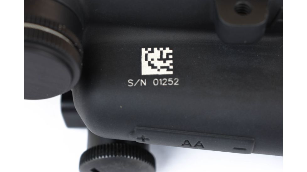 Trijicon ACOG 3.5x35 Red LED Illuminated Rifle Scope .223 Horseshoe/Dot Reticle w/ TA51 Mount, Black, 100493