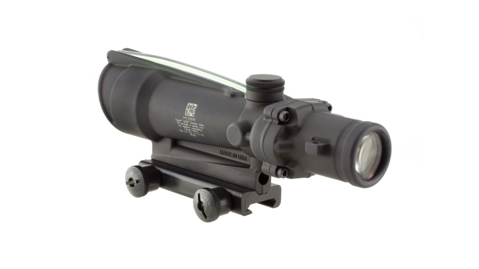 Trijicon ACOG 3.5x35 Dual Ill Rifle Scope w/Mount, Green Crosshair .223 Ballistic Reticle
