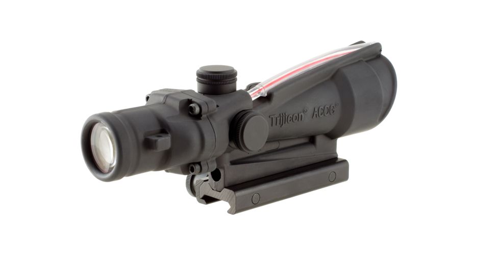 Trijicon ACOG 3.5x35 Dual Ill Rifle Scope w/Mount, Red Crosshair .223 Ballistic Reticle
