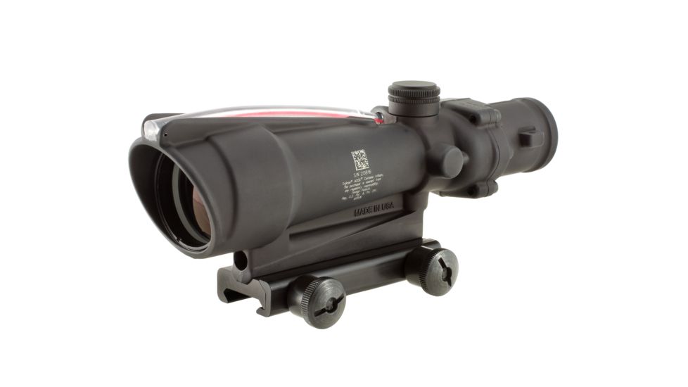 Trijicon ACOG 3.5x35 Dual Ill Rifle Scope w/Mount, Red Crosshair .223 Ballistic Reticle