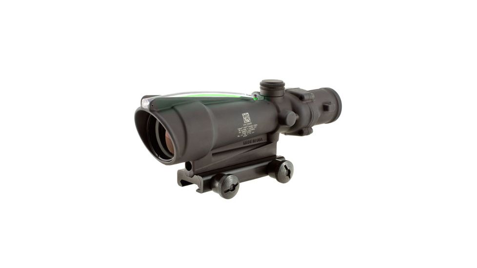 Trijicon ACOG 3.5x35 Rifle Scope, Dual Illuminated Green Chevron .223 Ballistic Reticle w/ TA51 Mount