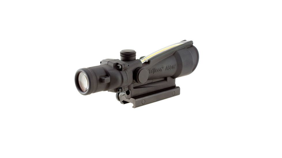 Trijicon ACOG 3.5x35 Scope, Dual Illuminated Amber Chevron .308 Ballistic Reticle w/ TA51 Mount