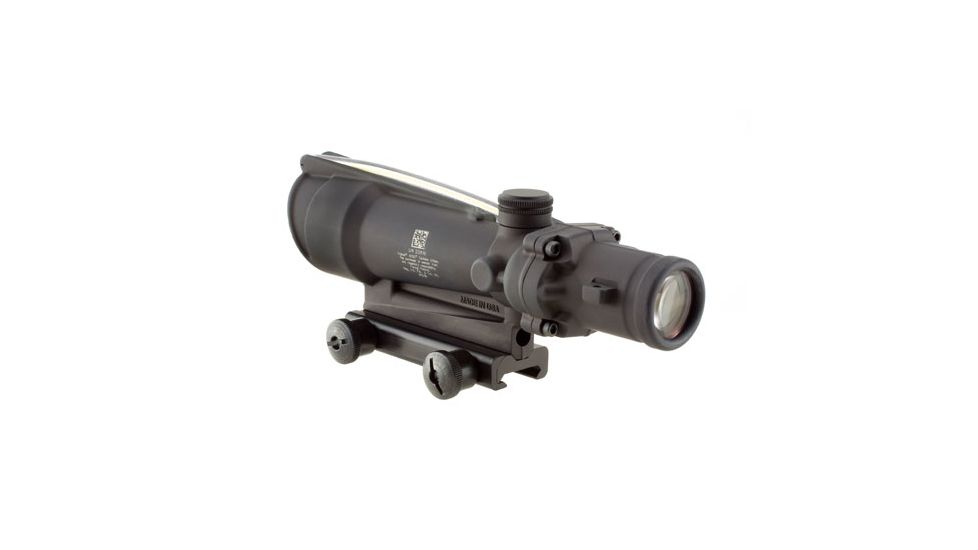 Trijicon ACOG 3.5x35 Scope, Dual Illuminated Amber Chevron .308 Ballistic Reticle w/ TA51 Mount