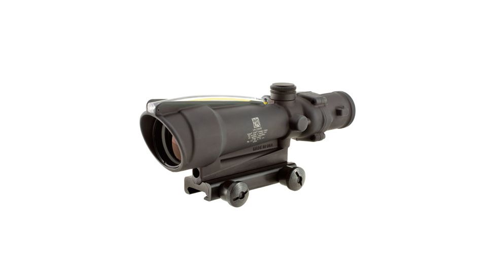 Trijicon ACOG 3.5x35 Scope, Dual Illuminated Amber Chevron .308 Ballistic Reticle w/ TA51 Mount