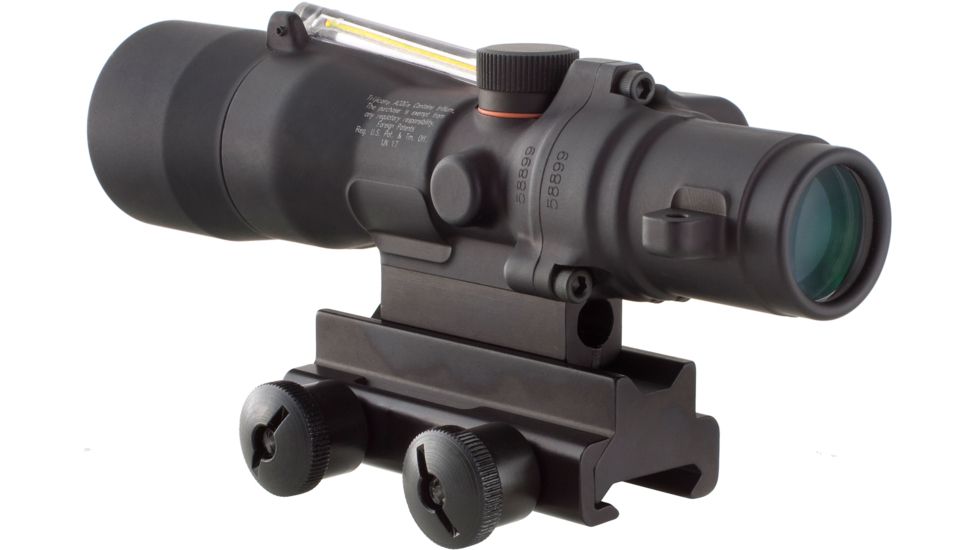 Trijicon ACOG 3x30 Dual Ill Rifle Scope w/Mount, Amber Crosshair .308 WIN Reticle