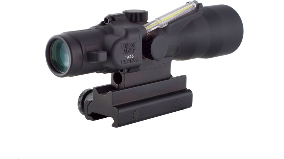 Trijicon ACOG 3x30 Dual Ill Rifle Scope w/Mount, Amber Crosshair .308 WIN Reticle
