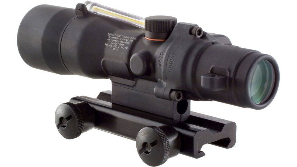 Trijicon ACOG 3x30 Illuminated Rifle Scope, Amber Horseshoe Dot 7.62x39 Reticle w/ TA51 Mount TA33A-13