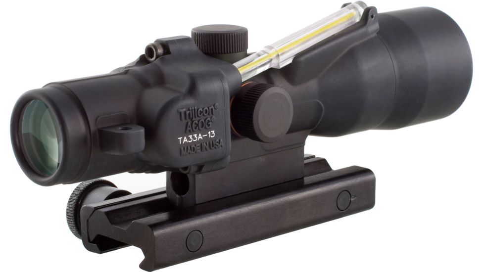 Trijicon ACOG 3x30 Illuminated Rifle Scope, Amber Horseshoe Dot 7.62x39 Reticle w/ TA51 Mount TA33A-13