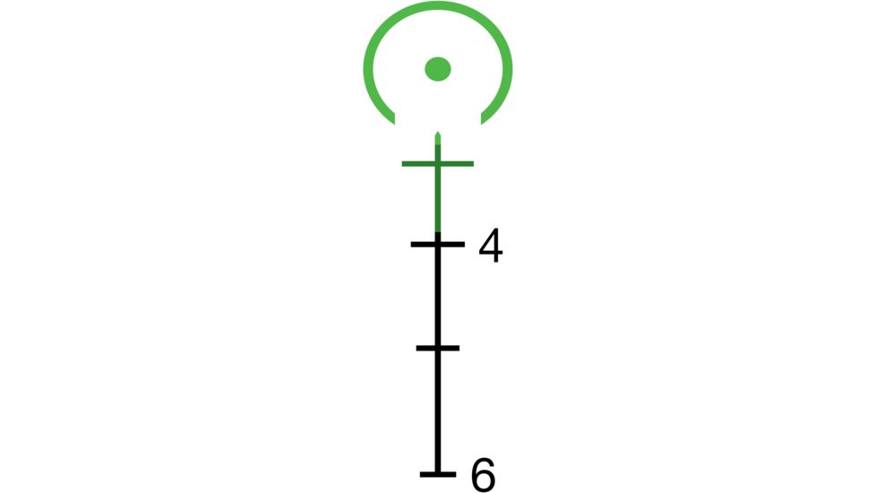 Trijicon ACOG 3x30 Scope, Green Horseshoe Dot 7.62x39 Reticle w/ TA51 Mount TA33G-13