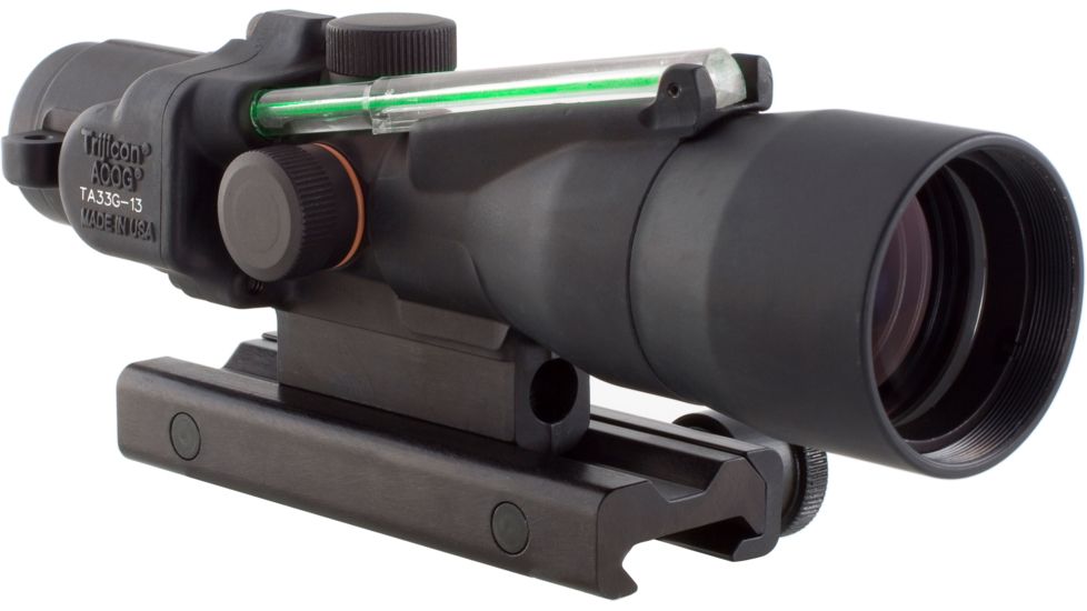 Trijicon ACOG 3x30 Scope, Green Horseshoe Dot 7.62x39 Reticle w/ TA51 Mount TA33G-13
