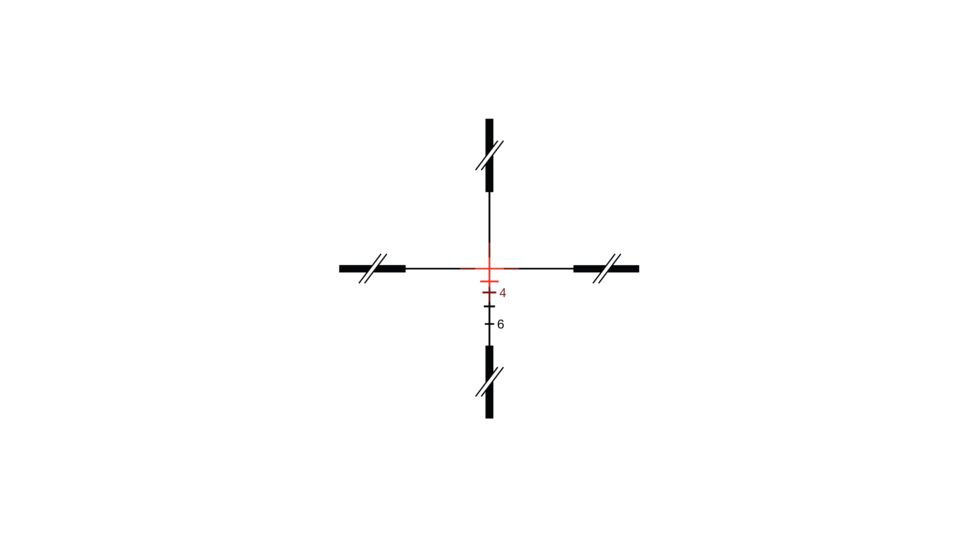 Trijicon ACOG TA33 3x30mm Rifle Scope, Black, Red Crosshair .223 / 69 Grain Reticle, MOA Adjustment, 400132