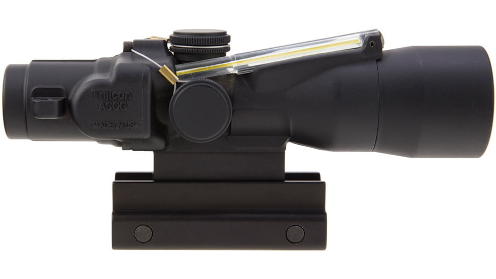 Trijicon ACOG TA33 3x30mm Rifle Scope, Black, Amber Crosshair .308 / 168 Grain Reticle, MOA Adjustment, 400122