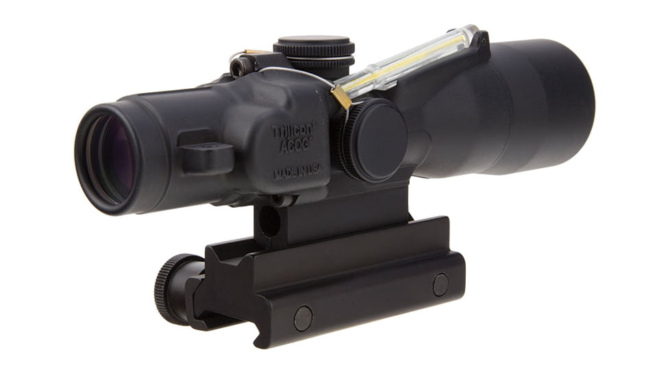 Trijicon ACOG TA33 3x30mm Rifle Scope, Black, Amber Crosshair .308 / 168 Grain Reticle, MOA Adjustment, 400122