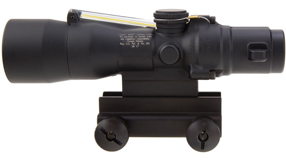 Trijicon ACOG TA33 3x30mm Rifle Scope, Black, Amber Crosshair .308 / 168 Grain Reticle, MOA Adjustment, 400122