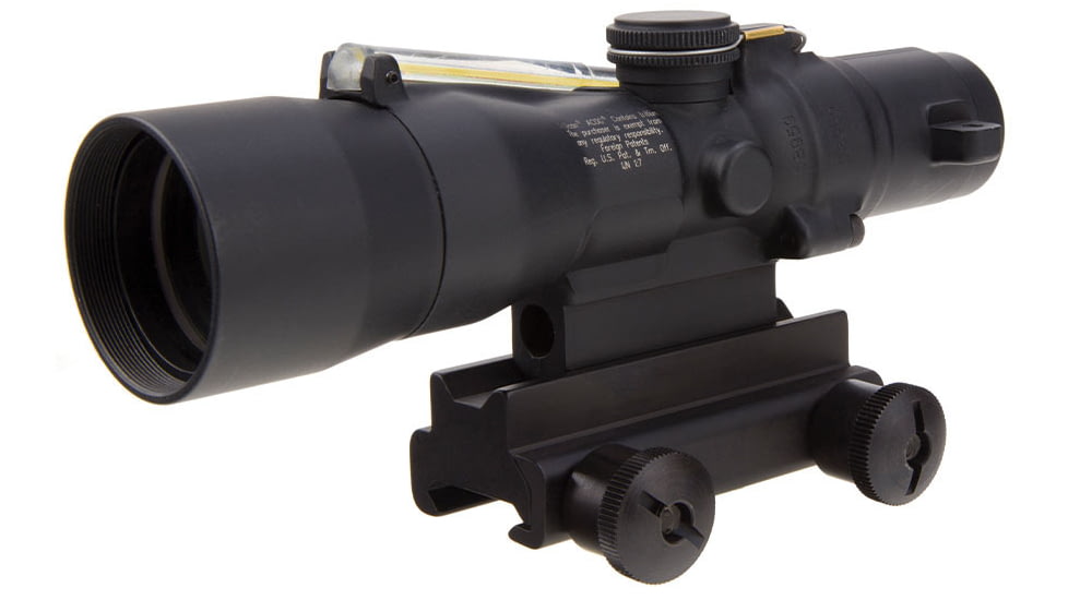 Trijicon ACOG TA33 3x30mm Rifle Scope, Black, Amber Crosshair .308 / 168 Grain Reticle, MOA Adjustment, 400122